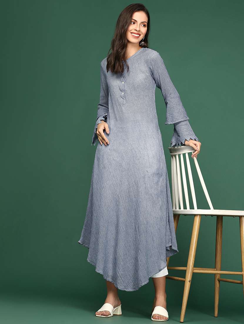 women's asymmetric kurta - 18591178 -  Standard Image - 1