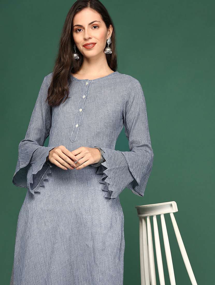 women's asymmetric kurta - 18591178 - Standard Image - 4