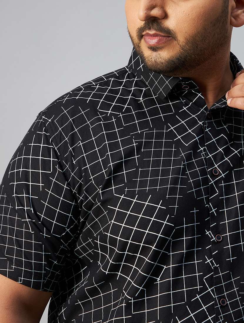 mens geometric casual shirt - 18591306 -  Standard Image - 6
