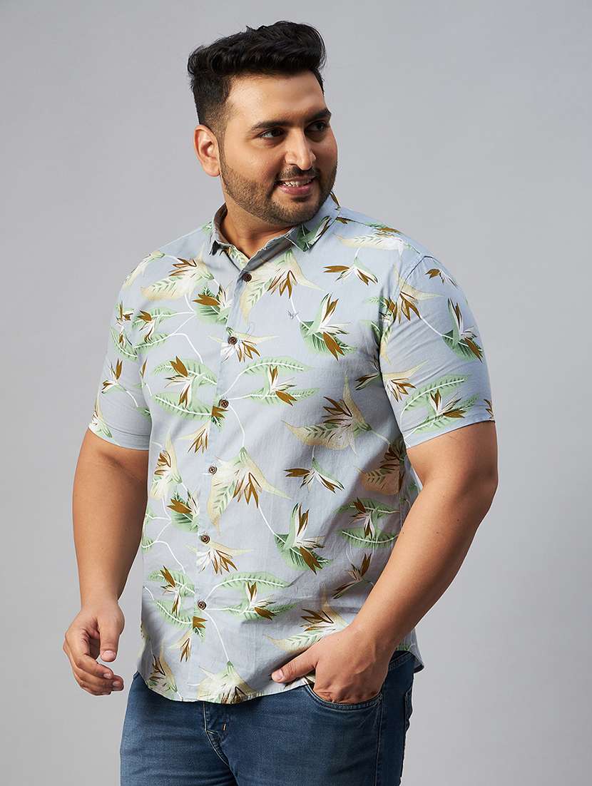 plus size printed casual shirt - 18591328 -  Standard Image - 1