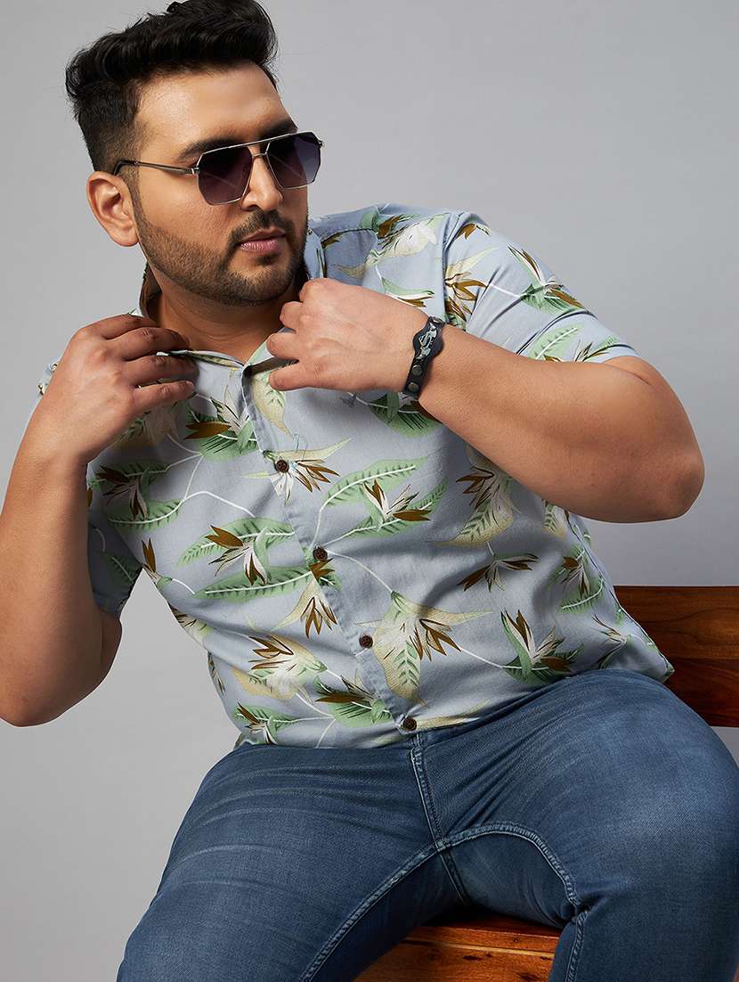 plus size printed casual shirt - 18591328 -  Standard Image - 4