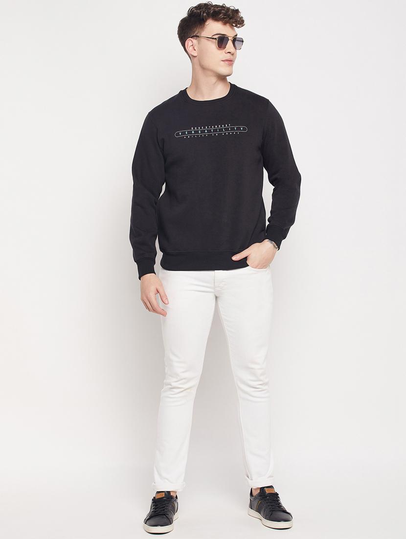 crew neck chest print sweatshirt - 18591541 - Standard Image - 4