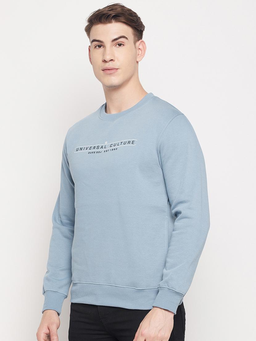 crew neck chest print sweatshirt - 18591544 - Standard Image - 1