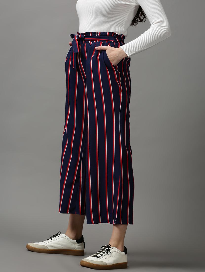 tie front striped trouser  - 18591552 -  Standard Image - 1