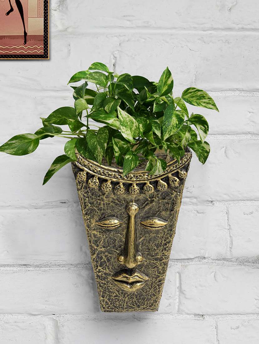 v shape golden modern planters indoor fce planter
