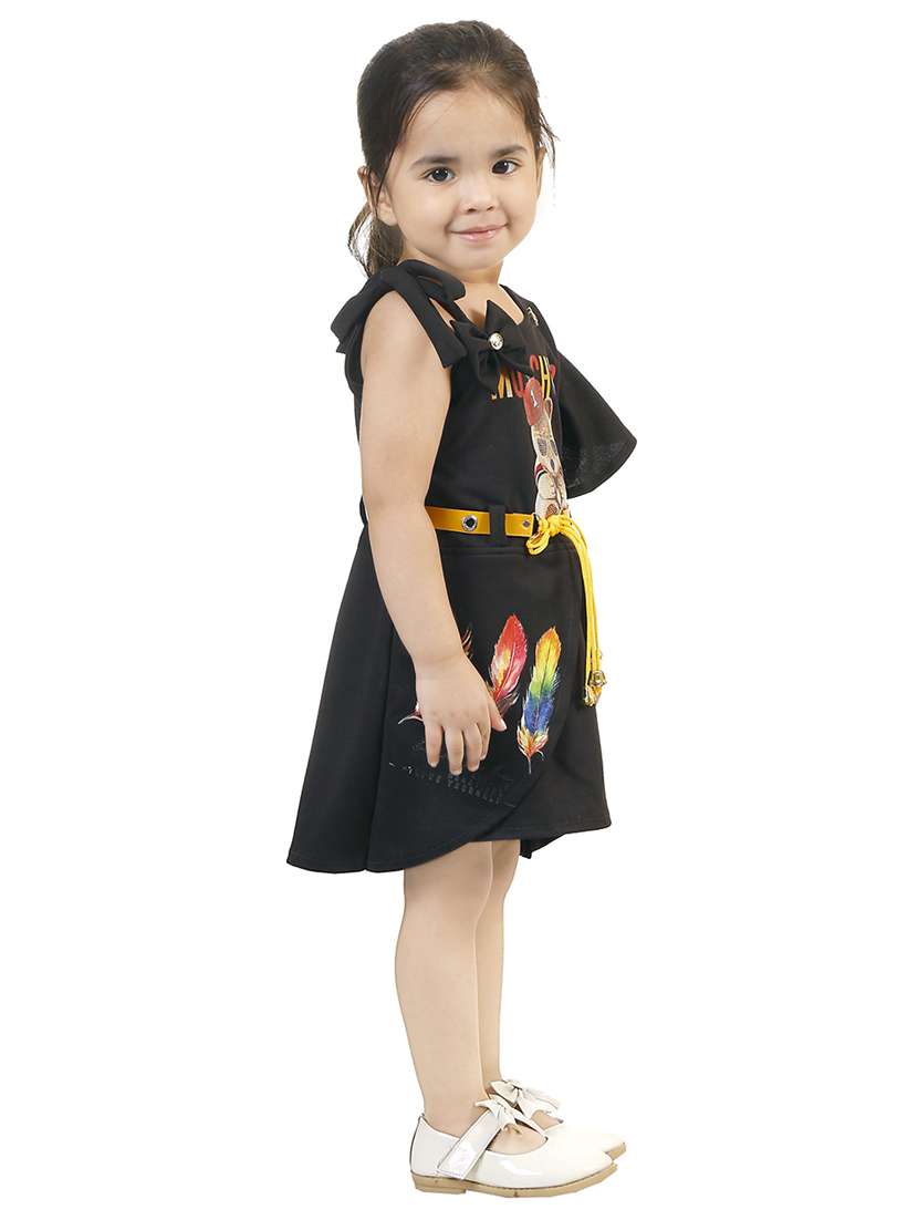girls round neck short sleeves frock - 18591961 -  Standard Image - 1