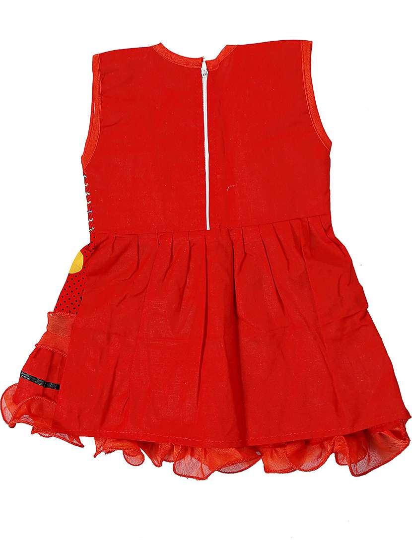 girls round neck sleeveless frock - 18591975 -  Standard Image - 1