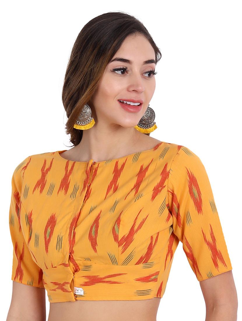 printed regular blouse - 18592141 - Standard Image - 1
