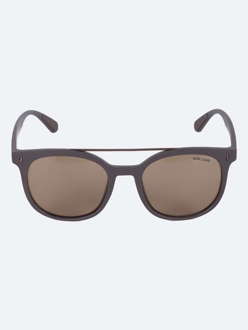 men square brown sunglasses