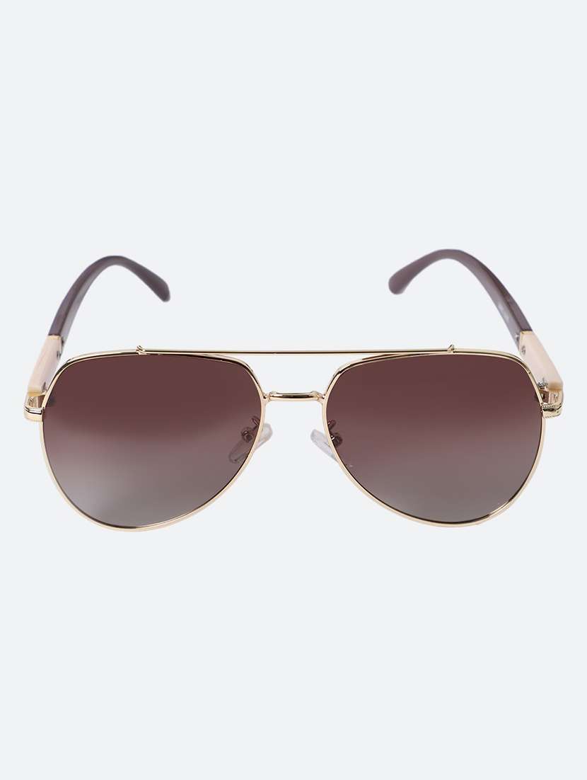 men aviator brown sunglasses