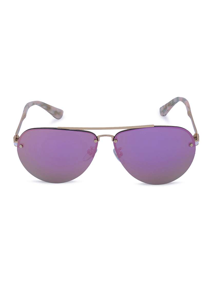 men oval purple sunglasses