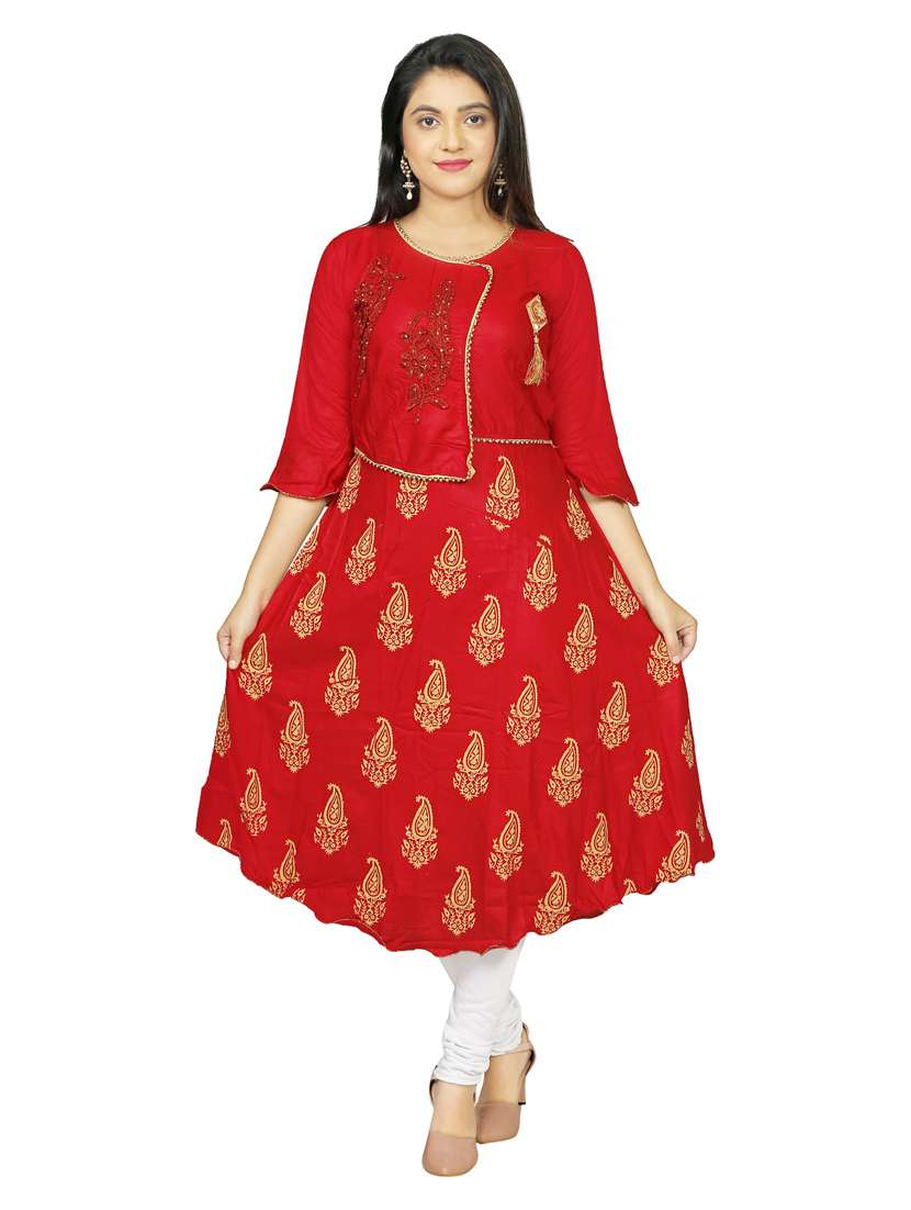 women's flared kurta