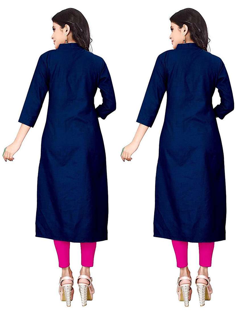 women's straight kurta - 18594536 -  Standard Image - 1