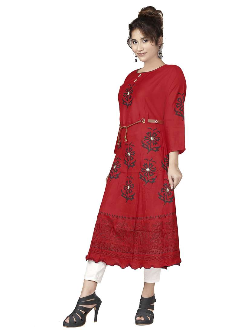 women's a-line kurta - 18594561 -  Standard Image - 1