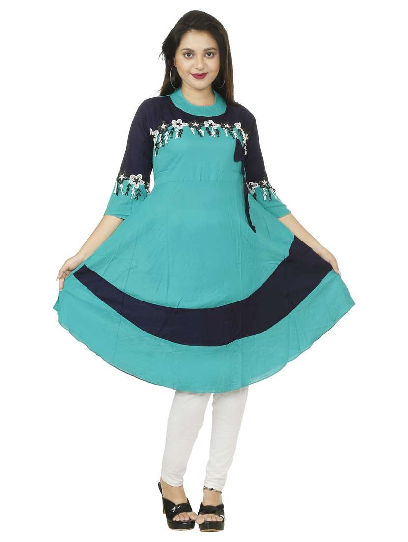 women's flared kurta