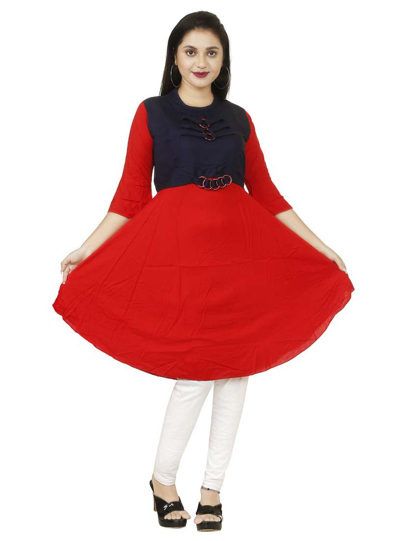 women's flared kurta