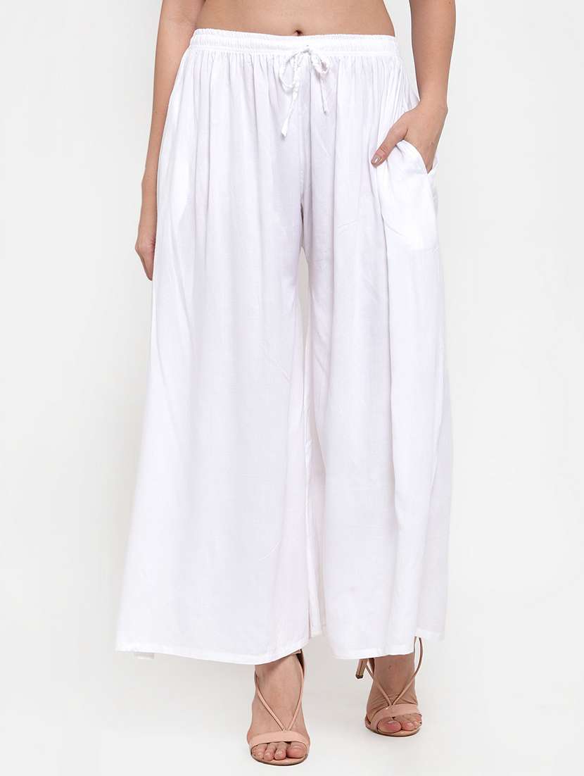 combo of 2 rayon palazzo - 18595338 - Standard Image - 1