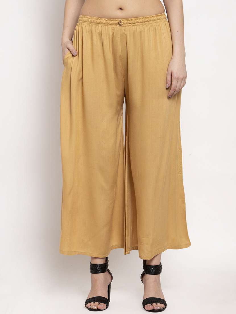 combo of 2 rayon palazzo - 18595340 -  Standard Image - 1