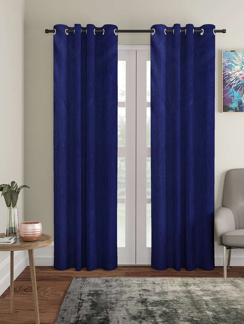 home sizzler long crush solid door curtains