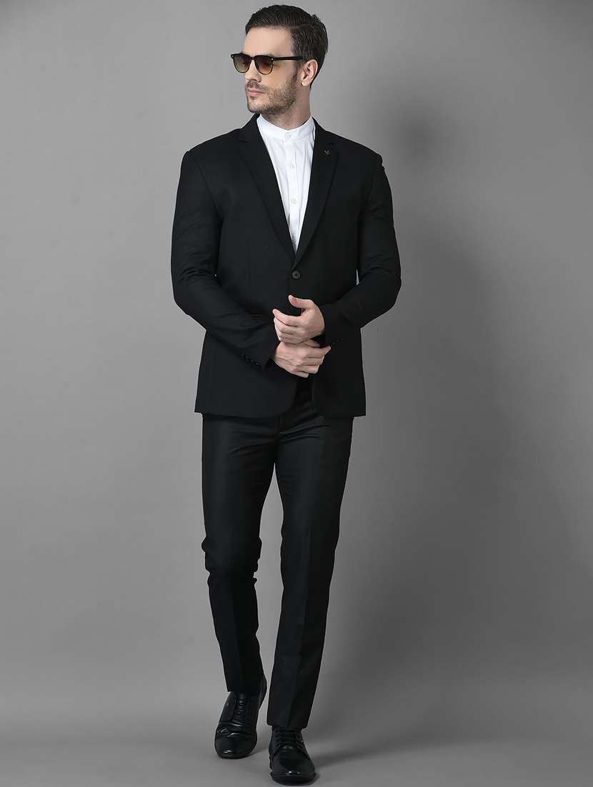 solid single breasted casual blazer - 18601518 -  Standard Image - 4