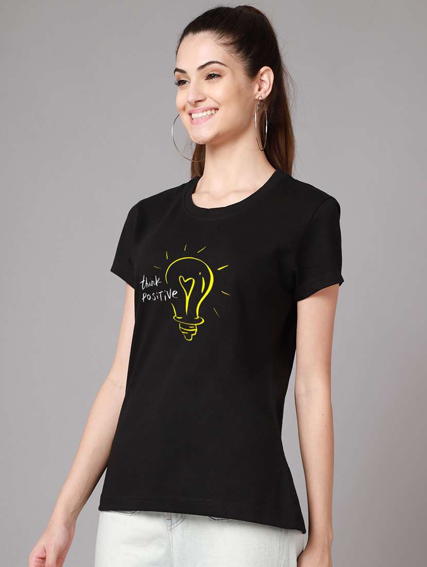 round neck graphic t-shirt - 18601989 - Standard Image - 1