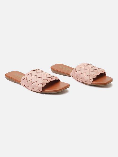 pink leatherette sandals - 18602451 -  Standard Image - 0