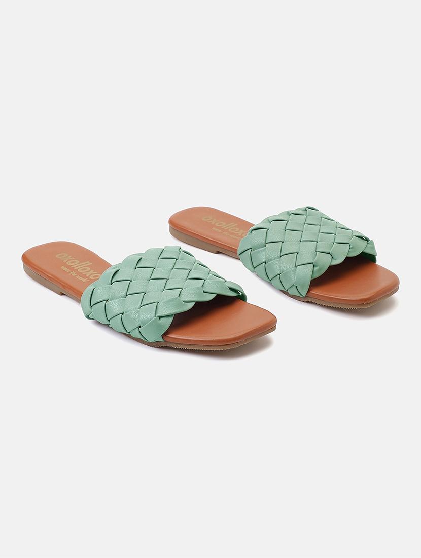 women solid slip on sandal - 18602453 - Zoom Image - 0