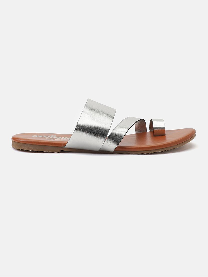women solid one toe sandal - 18602459 - Standard Image - 1