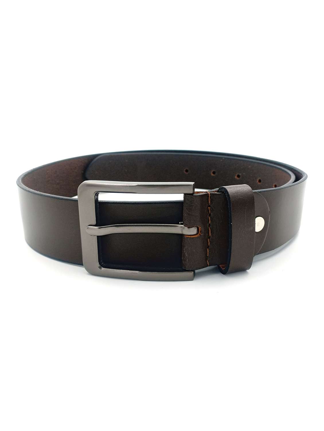 black leather belt