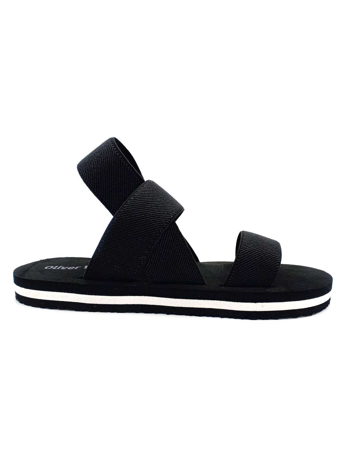 women black back strap sandal - 18603755 -  Standard Image - 1