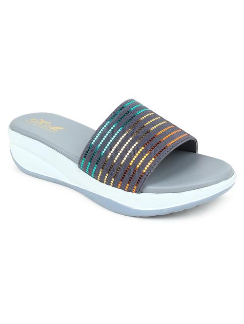 women embellished slip on wedge - 18606117 -  Standard Image - 0