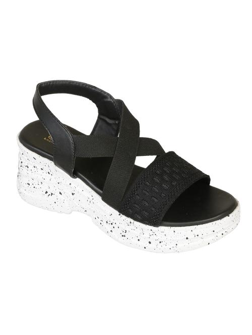 women black back strap wedge - 18606126 -  Standard Image - 0