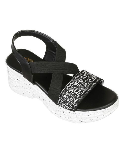 women black back strap wedge - 18606127 -  Standard Image - 0