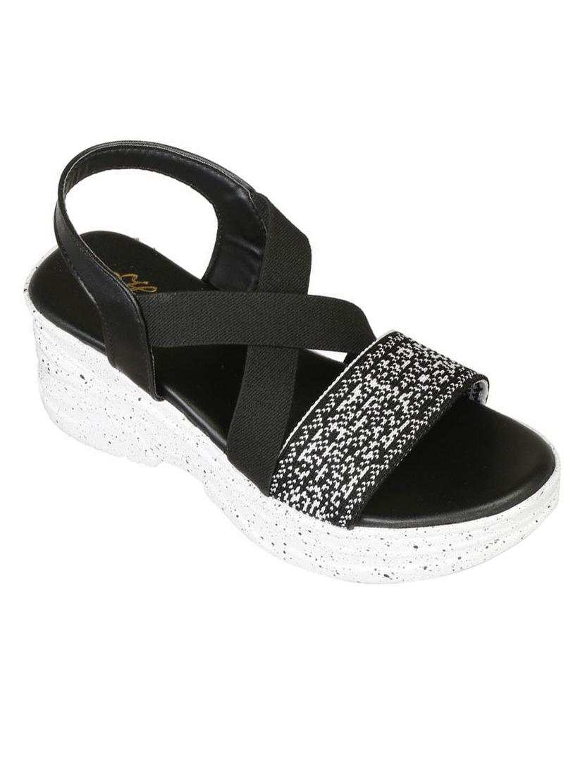women black back strap wedge - 18606127 -  Zoom Image - 0