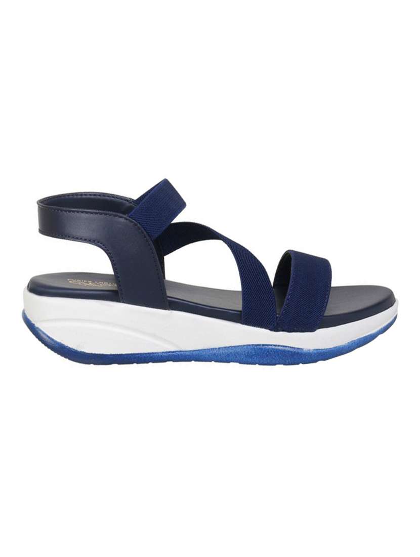 women blue back strap wedge - 18606149 - Zoom Image - 0