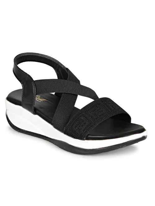 women solid back strap wedge - 18606213 -  Standard Image - 0