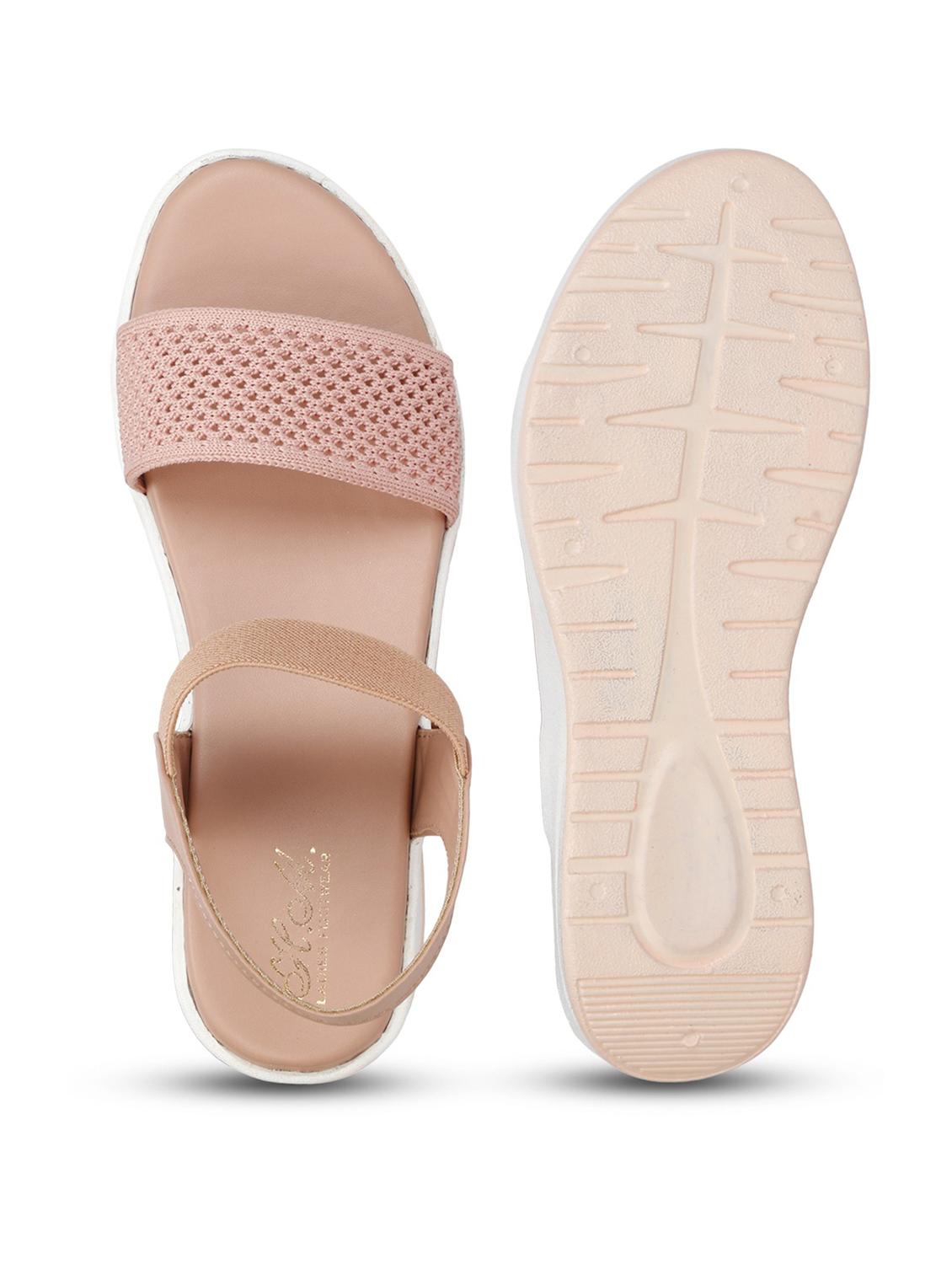 women solid back strap wedge - 18606215 - Standard Image - 4
