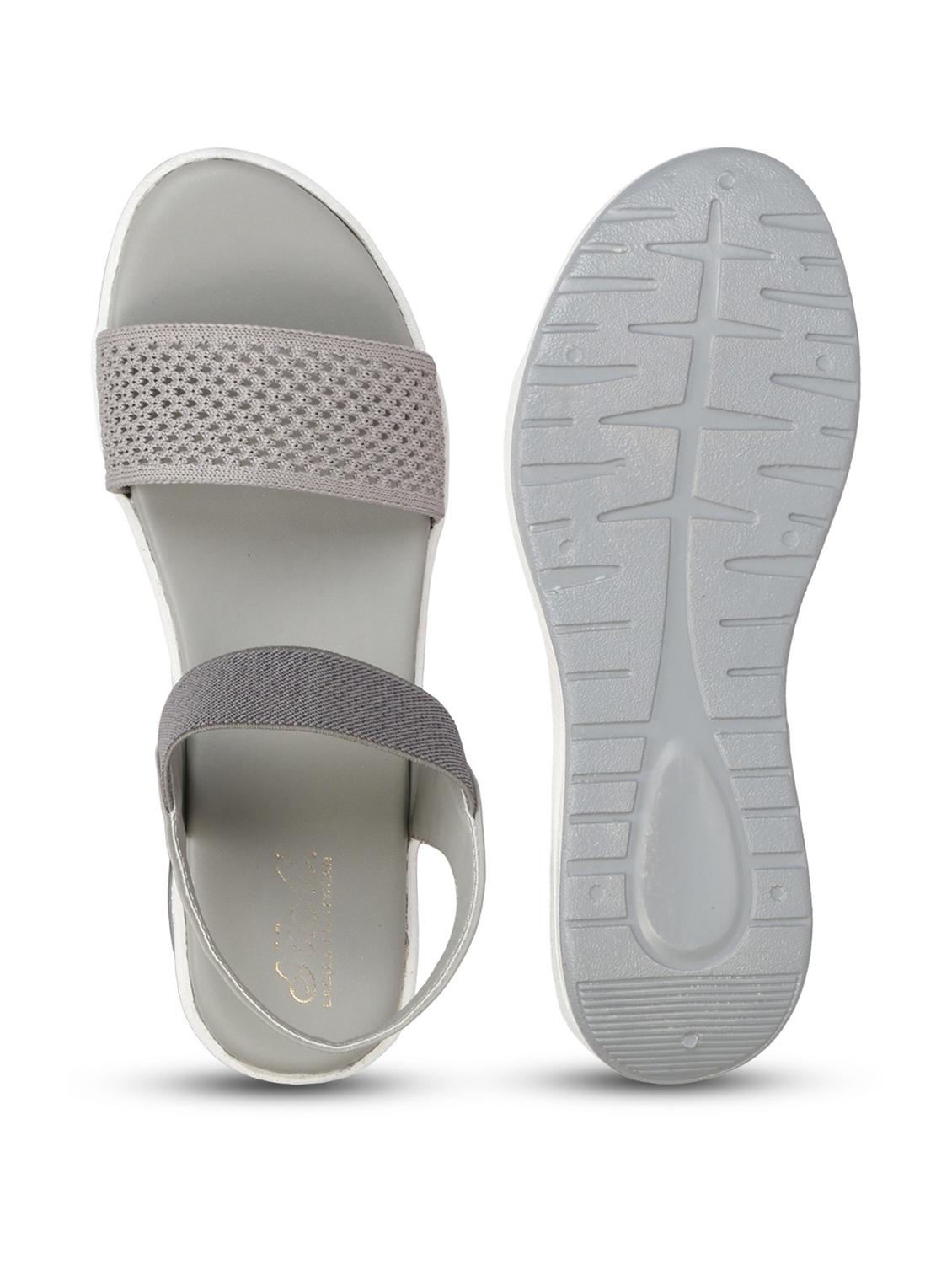 women solid back strap wedge - 18606216 - Standard Image - 4