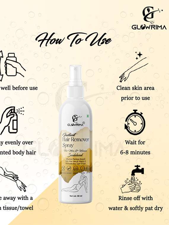 glowrima hair removal spray - 18607540 - Standard Image - 1