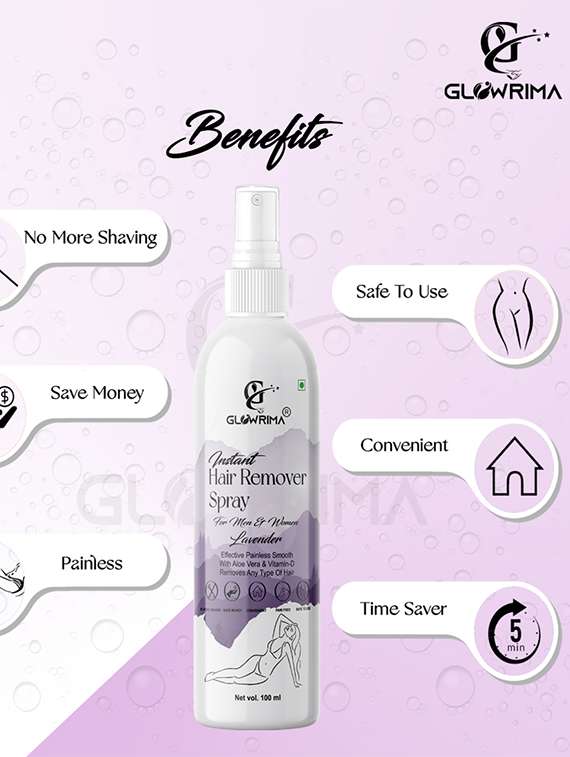glowrima hair removal spray - 18607549 -  Standard Image - 1