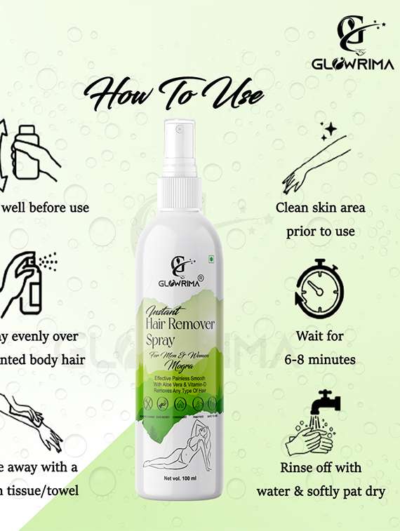 glowrima hair removal spray - 18607550 -  Standard Image - 1
