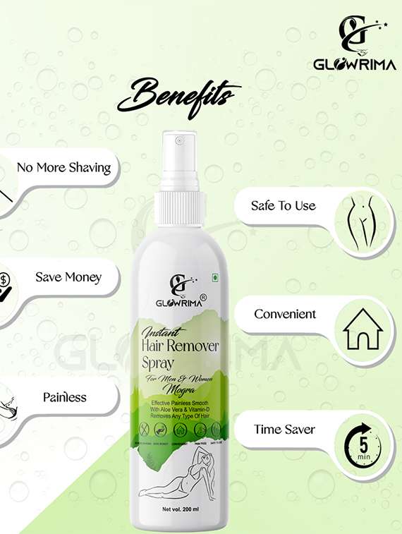 glowrima hair removal spray - 18607566 -  Standard Image - 1