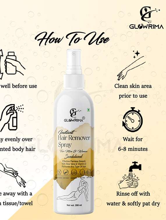 glowrima hair removal spray - 18607568 -  Standard Image - 1