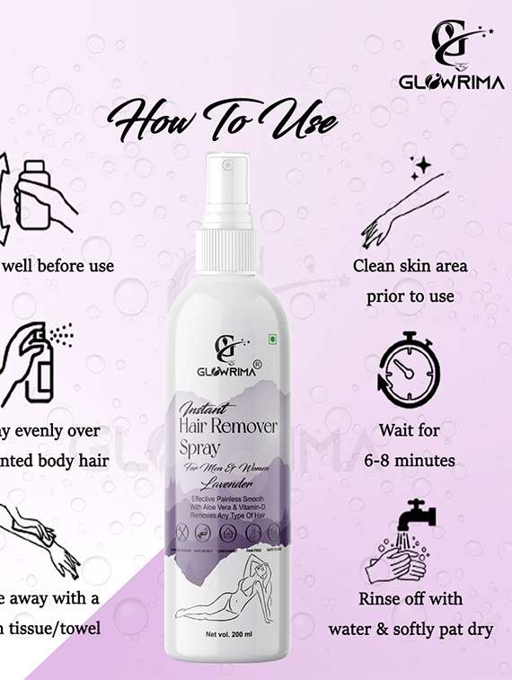 glowrima hair removal spray - 18607569 -  Standard Image - 1