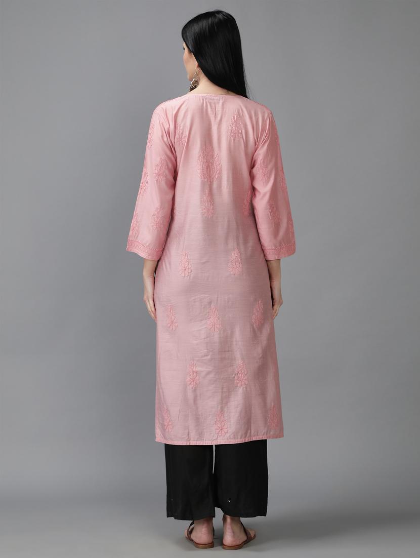 women's straight kurta - 18616441 - Standard Image - 4