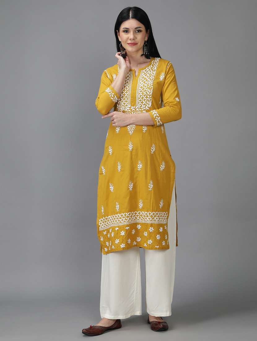 Women's Straight Kurta - 18616448 -  Standard Image - 1