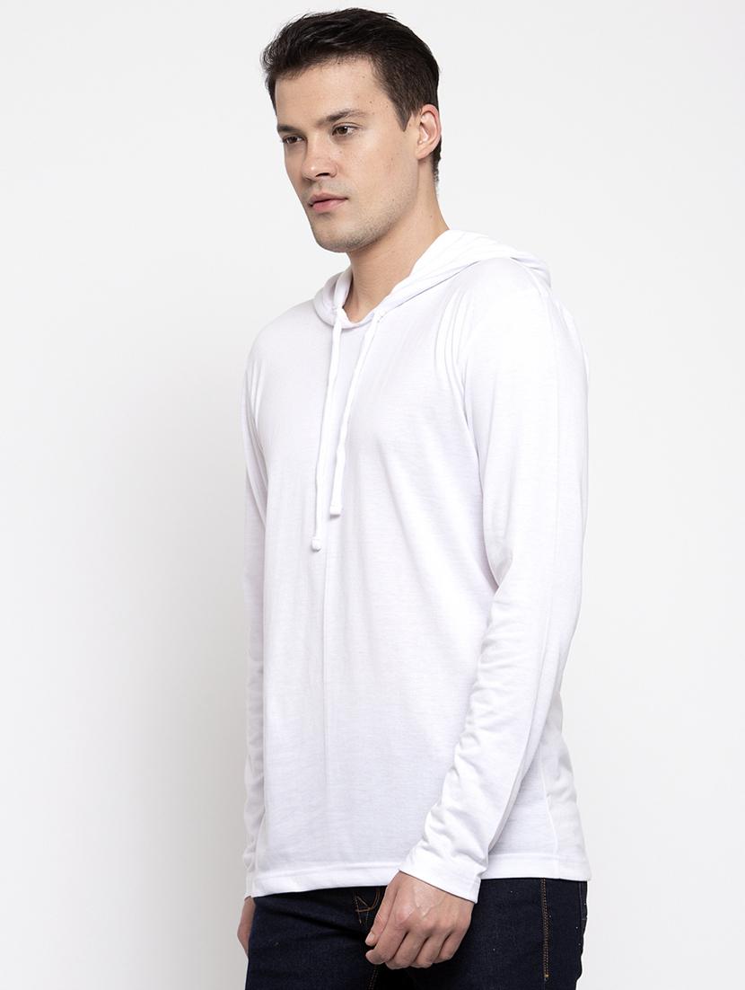 solid hooded t-shirt - 18618145 - Standard Image - 1