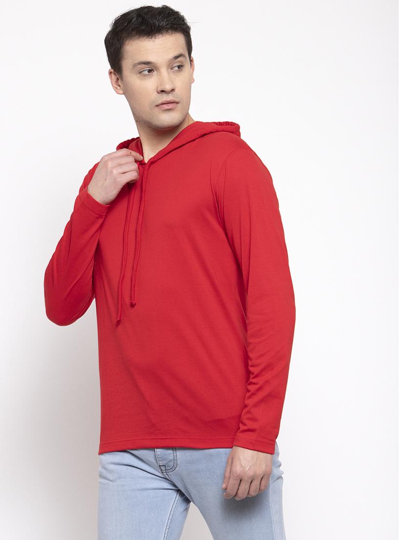 solid hooded t-shirt - 18618146 -  Standard Image - 1