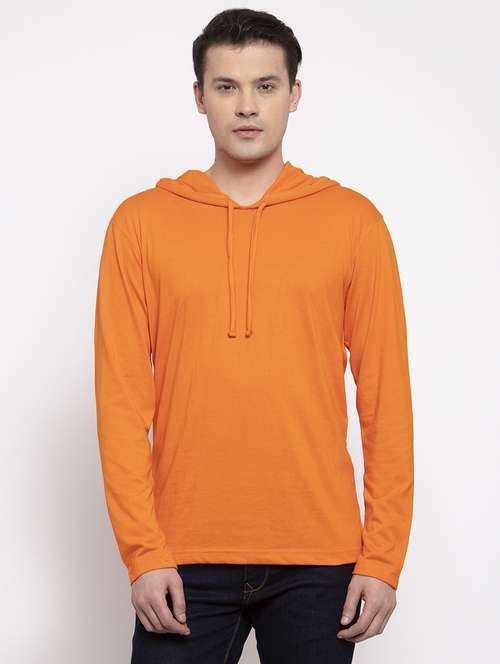 solid hooded t-shirt - 18618149 - Standard Image - 0