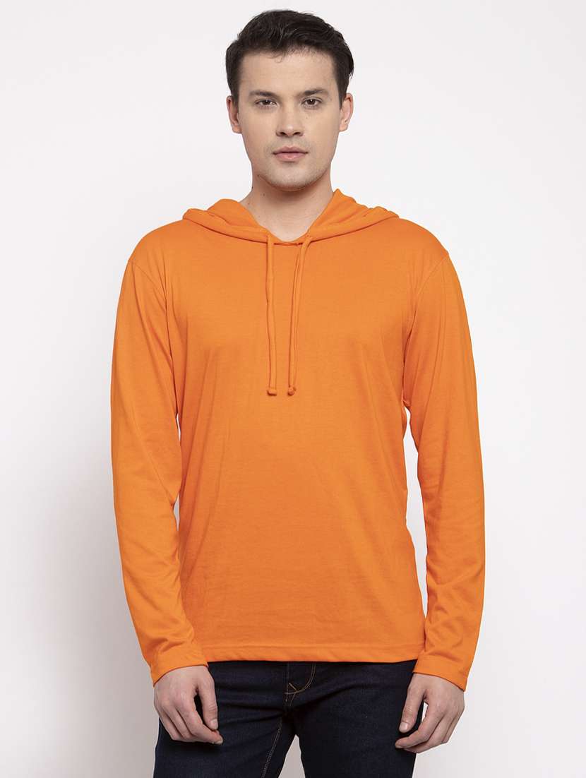solid hooded t-shirt - 18618149 - Zoom Image - 0